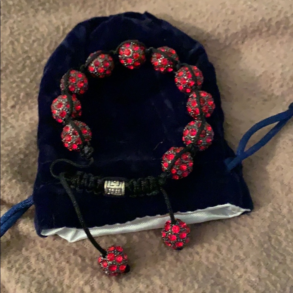 Red crystal bracelet